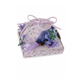 Set lumanare parfumata, coronita Lavanda 10,5 x 10,5 x 7 H
