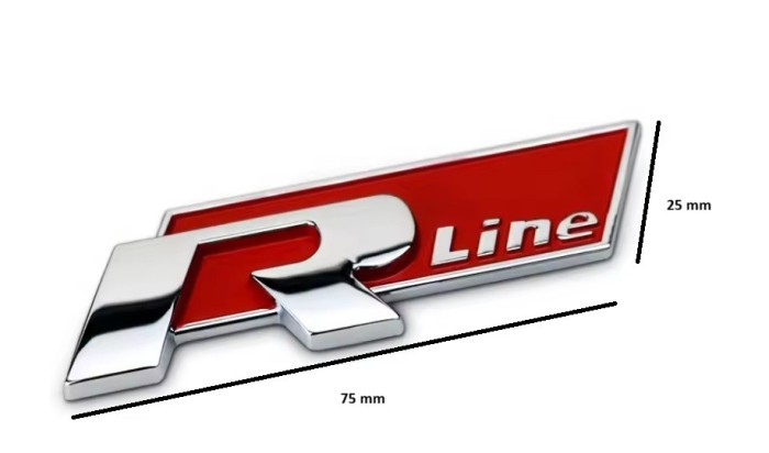 emblema R-Line ROSU