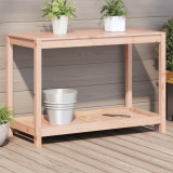 vidaXL Masă de plantare cu raft, 108x50x75 cm, lemn masiv douglas 832405
