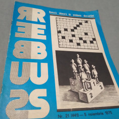 REVISTA REBUS NR.21 /5 NOIEMBRIE 1975