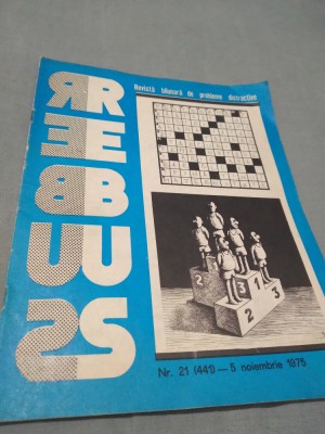 REVISTA REBUS NR.21 /5 NOIEMBRIE 1975 foto