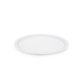 Tava rotunda pentru servire, plastic, Amy, alb, 29.4 x 1.1 cm
