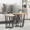 vidaXL Set măsuțe laterale 2 pcs Stejar Artisan și Negru 869725