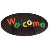 Cumpara ieftin Panou Reclama LED Welcome Color, Interior, 43x23cm, Efect Neon, Flash, Buton On/Off, Alimentare 220V, Durata 100.000 ore