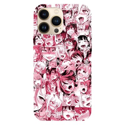 Husa compatibila cu Apple iPhone 15 Plus model Ahegao Pink, Silicon, TPU, Viceversa foto