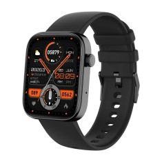 COLMI P71 Black , Smartwatch 1.9, IPS Voice Calling, Voice Assistant, Bluetooth 5.2, IP68 Waterproof, Android iOS