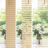 vidaXL Jaluzea venetiană Manual Maro Deschis cu Model 213 x 40 cm PVC 42003771