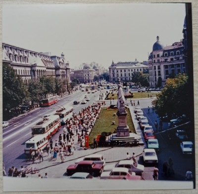 Piata Universitatii, Bucuresti// fotografie de presa anii &amp;#039;90-2000 foto