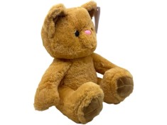 Pisicuta de plus maro - jucarie pufoasa pentru copii