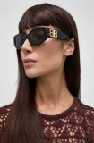 Cumpara ieftin Balenciaga ochelari de soare femei, culoarea negru, BB0324SK