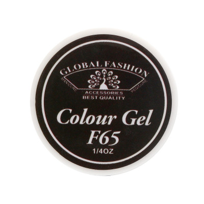 Gel color unghii, vopsea de arta, seria Rose Red, Global Fashion, 5gr, F65 foto