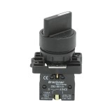 Selector 2 pozitii cu retinere negru 1NO, 400V/10A, LAY5-ED21 Breckner Germany