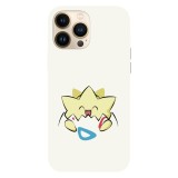 Husa compatibila cu Apple iPhone 15 Pro Max model Togepi Pokemon, Silicon, TPU, Viceversa, Transparent, Carcasa