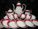 SET / SERVICIU DIN PORTELAN ZAJECAR MADE IN YUGOSLAVIA