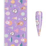 Cumpara ieftin Folie de Transfer Unghii LUXORISE, Winter Look