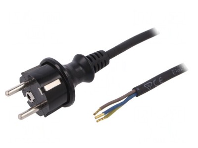 Cablu Electric SCHUKO 3x1mm2 Mufă E/F foto