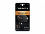 Incarcator Duracell dual USB-A 24W Negru