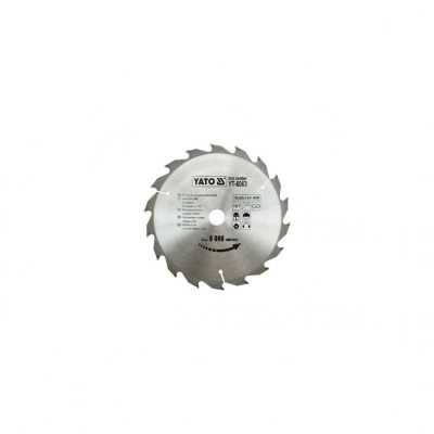 Disc pentru circular wolfra m pentru lemn 185x18x20 Yato YT-6063 foto