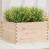 VidaXL Jardinieră de grădină, 90x90x46 cm, lemn masiv de pin