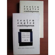 Teatru englez contemporan 2 volume (1968, editie cartonata)
