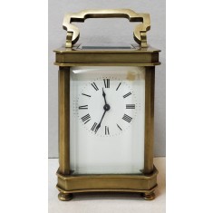 Ceas de calatorie din bronz si cristal, cca. 1900