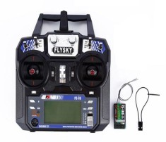 Telecomandă RC FlySky FS-i6 cu 6 Canale și Receptor FS-iA6B