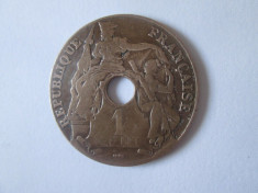 Coloniile franceze din Asia de Sud-Est/Indo-China Franceza 1 Centime 1922 foto