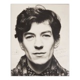 Ian Mckellen, fotografie de epocă cu dedicație pentru Radu Beligan