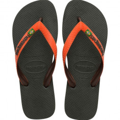 Havaianas slapi BRASIL MIX barbati, culoarea portocaliu, 4123206.7074