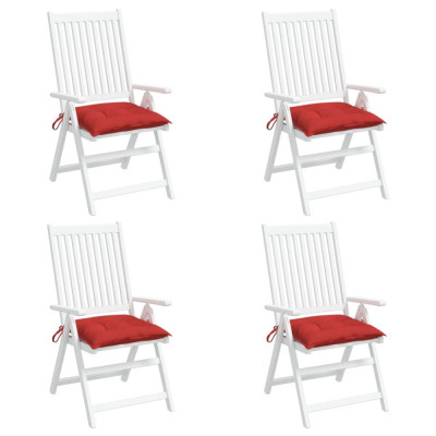 Perne de scaun, 4 buc., rosu, 50x50x7 cm, textil oxford GartenMobel Dekor foto