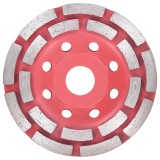 Cumpara ieftin Disc de polizare diamantat tip cupă, cu două r&acirc;nduri, 115 mm
