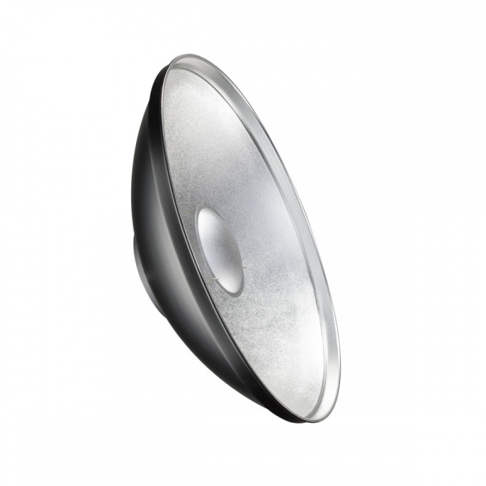 Reflector Beauty Dish Visico argintiu 40.5cm - montura Bowens