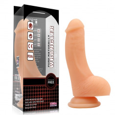 Dildo cu testicule si ventuza Wrangler Flesh foto