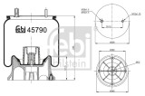FEBI BILSTEIN 45790 Burduf, suspensie pneumatica