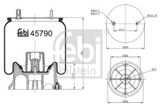 FEBI BILSTEIN 45790 Burduf, suspensie pneumatica