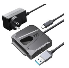 Adaptor cablu SATA Orico cablu USB 3.0 la SATA III pentru hard disk-uri HDD/SSD de 3,5&quot;, acceptă UASP, 12V, 2A