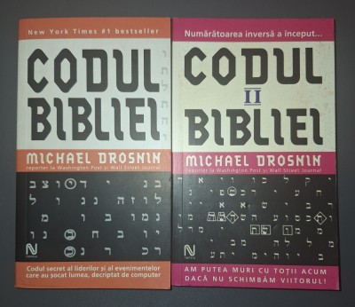 Michael Drosnin - Codul Bibliei (vol. I-II) foto