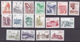 Iugoslavia 1961/62 tehnica si arhitectura MI 973-989 MNH