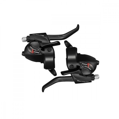 Maneta Schimbator/Frana Shimano Tourney St-Tx800, 8X3 Vit., Ez-Fire Plus, 2 Dege... Cod:ESTTX800P8AL foto