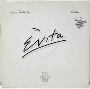 VINIL Andrew Lloyd Webber And Tim Rice &amp;lrm;&amp;ndash; Evita 2XLP (EX ) foto