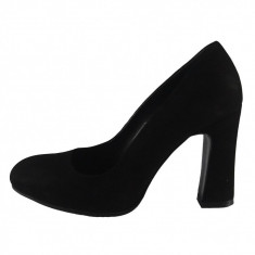 Pantofi dama, din piele naturala, marca Perla, 3223-01-76, negru , marime: 35 foto