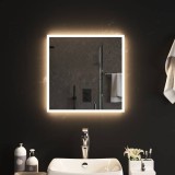 vidaXL Oglindă de baie cu LED, 50x50 cm 151758