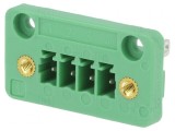 Regletă de conexiuni deconectabilă 4 piste 3,81mm tată