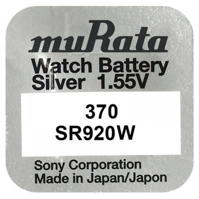 Pachet 10 baterii pentru ceas - Murata SR920W - 370 foto