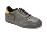 Pantofi GRYXX gri, MBF110, din piele naturala