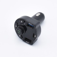 Modulator fm bluetooth,2 USB, MP3, Redare USB, Card TF, Functie Handsfree - R2 foto