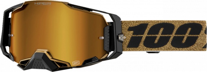 Ochelari cross/atv 100% Armega HPR Glory, lentila oglinda, culoare rama negru/au... Cod Produs: MX_NEW 26013437PE