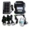 Sistem Iluminare LED cu Incarcare Solara, 3 Becuri LED/Radio FM/Slod MicroSD/BLUETOOTH