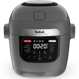 Multicooker inteligent Tefal Multicook &amp;amp; Fry MY731BF0, 1600W, 6L, 12 programe automate, gatire sub presiune si cu aer cald, functie mentinere la c