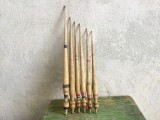 arta / design / vintage / traditie - Lot fusuri din lemn pentru prelucrat lana mijlocul sec XX !